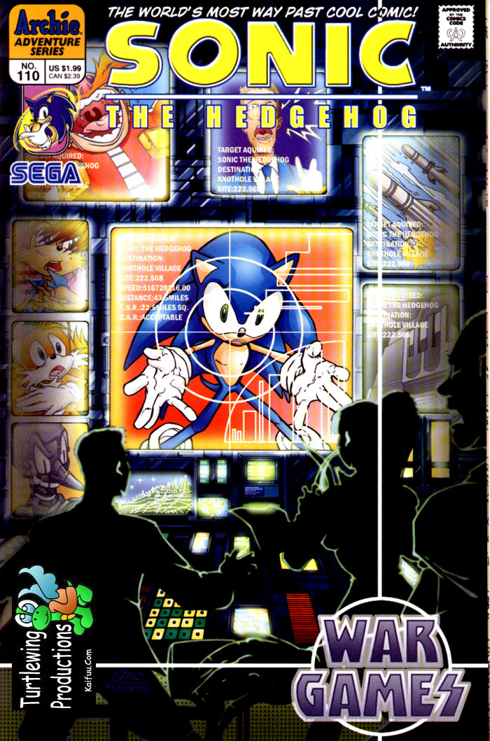 Sonic - Archie Adventure Series July 2002 Cover Page